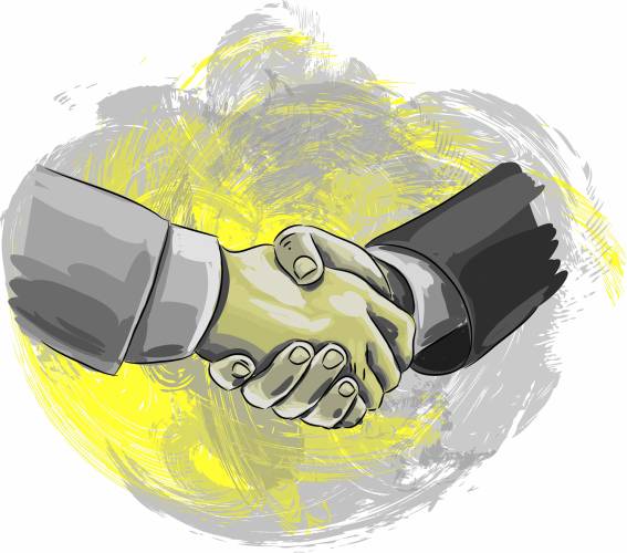Grafik: Handshake